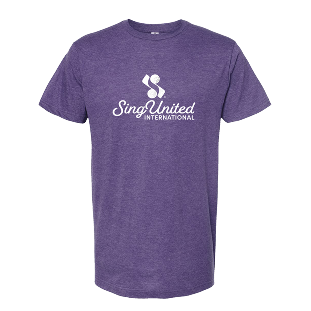 SingUnited Heather Purple Tshirt