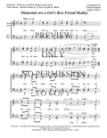 019 Medley - Diamonds - Contest Version — sheet music preview, arranged by Carolyn Schmidt