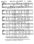 Bop Till You Drop — sheet music preview, arranged by Barbara McNeill