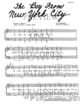 The Boy From New York City — sheet music preview, arranged by Carolyn Healey