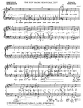 The Boy From New York City — sheet music preview, arranged by Barbara McNeill