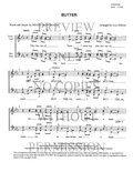 Butter — sheet music preview, arranged by Avis Fellows