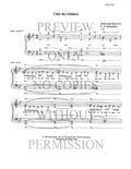 Color The Children — sheet music preview, arranged by June Berg