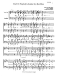 Don't Be Anybody's Soldier Boy But Mine — sheet music preview, arranged by Bitsy Bacon