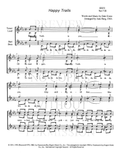 Happy Trails — sheet music preview, arranged by June Berg