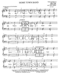 Home Town Band — sheet music preview, arranged by LaVeda Redfield