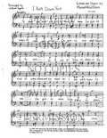 I Ain't Down Yet — sheet music preview, arranged by JoAnne Ingles