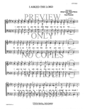 I Asked The Lord — sheet music preview, arranged by Diana Franceschi