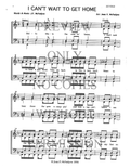 I Can't Wait To Get Home — sheet music preview, arranged by Jean McFadyen