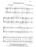 I Remember You — sheet music preview, arranged by Joanne Dockrell