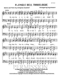 A Jingle Bell Travelogue — sheet music preview, arranged by Kay Bromert