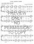 Lead, Kindly Light — sheet music preview, arranged by LaVeda Redfield