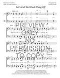 Let's Call The Whole Thing Off — sheet music preview, arranged by Carolyn Schmidt