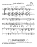 Little Saint Nick — sheet music preview, arranged by Sheila Cope