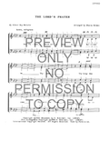 The Lord's Prayer — sheet music preview, arranged by Sharon Holmes