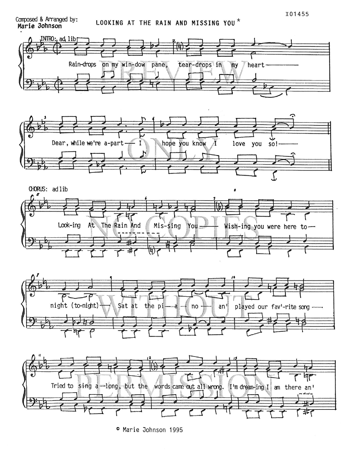 Love Will Be Our Home — sheet music preview, arranged by Kim Andrews