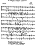 Making Our Dreams Come True (2 Versions) — sheet music preview, arranged by Sheila Cope