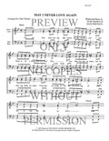 May I Never Love Again — sheet music preview, arranged by Charlotte Pernert