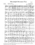 Moonlight Becomes You — sheet music preview, arranged by Mary Grace Lodico