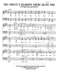 The Music's Always There With You — sheet music preview, arranged by Kay Bromert