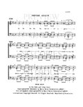 Never Again — sheet music preview, arranged by Mary K. Coffman