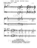 One Size Fits All — sheet music preview, arranged by Charlene Yazurlo