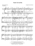 Puttin' On The Ritz — sheet music preview, arranged by Kay Bromert
