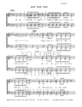 Row, Row, Row — sheet music preview, arranged by Mary K. Coffman