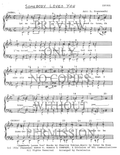 Somebody Loves You — sheet music preview, arranged by Diana Franceschi