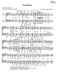 Sometimes — sheet music preview, arranged by Marge Bailey