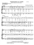 Somewhere Out There — sheet music preview, arranged by LaVeda Redfield