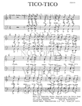 Tico-Tico — sheet music preview, arranged by Cheryl Suhr