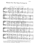 Waitin' For The Train To Come In — sheet music preview, arranged by Barbara McNeill