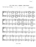 We Wish You A Merry Christmas — sheet music preview, arranged by Marsha Zwicker