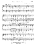 When I Lost You — sheet music preview, arranged by Norma Holzmeier