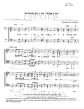 Where Do I Go From You? — sheet music preview, arranged by Avis Fellows