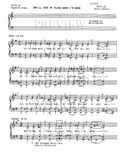 Who'll Take My Place When I'm Gone — sheet music preview, arranged by Marie Johnson
