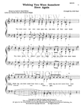 Wishing You Were Somehow Here Again — sheet music preview, arranged by Julie Starr