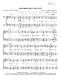You Made Me Love You — sheet music preview, arranged by Avis Fellows