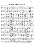 Soft Summer Breeze — sheet music preview, arranged by Wilma Williams