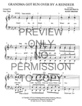 Grandma Got Run Over By A Reindeer — sheet music preview, arranged by Mary Hager