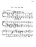 How Lucky You Are — sheet music preview, arranged by Marge Bailey