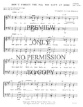 Don't Forget The Pal You Left At Home — sheet music preview, arranged by Linda Edmondson