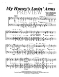 My Honey's Lovin' Arms — sheet music preview, arranged by David Wright