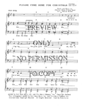 Please Come Home For Christmas — sheet music preview, arranged by Sharon Holmes