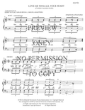 Love Me With All Your Heart — sheet music preview, arranged by LaVeda Redfield