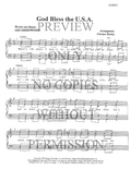 God Bless The U.S.A. — sheet music preview, arranged by Carolyn Healey