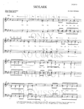 Skylark — sheet music preview, arranged by Jean McFadyen