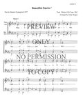 Beautiful Savior — sheet music preview, arranged by Dotty Hougen