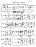 Choo Choo Ch'Boogie — sheet music preview, arranged by LaVeda Redfield